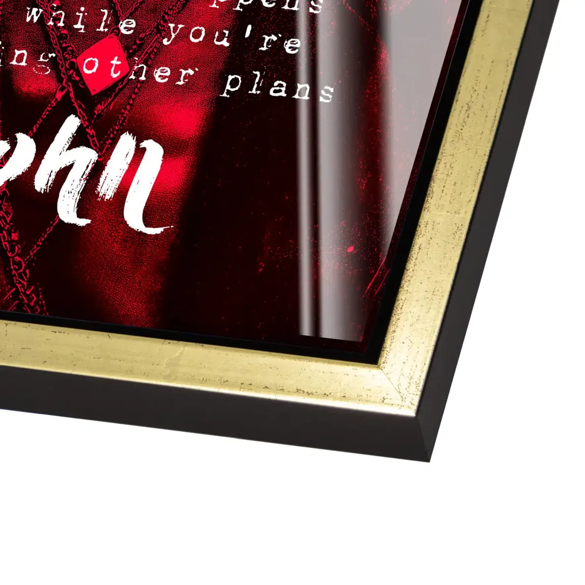 Lennon Red Vision Acrylglas Bild