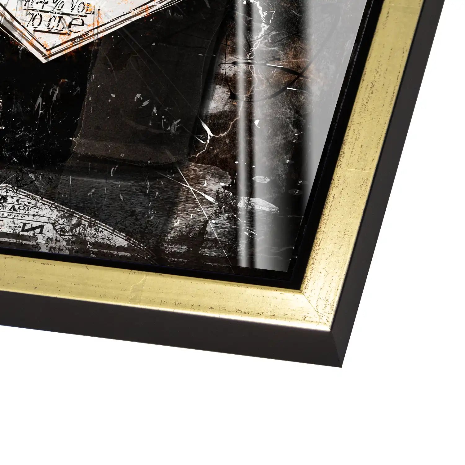 Gin Abstrakt Dark Style Acrylglas Bild INGALERIE