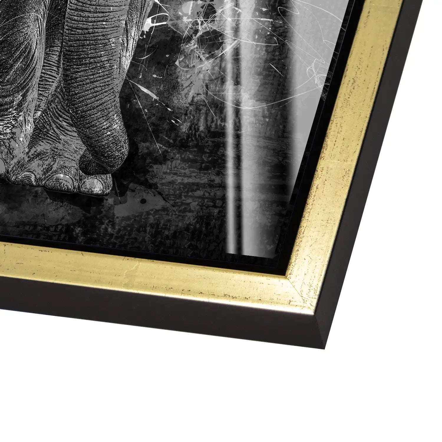 Elefant Abstrakt Acrylglas Bild INGALERIE