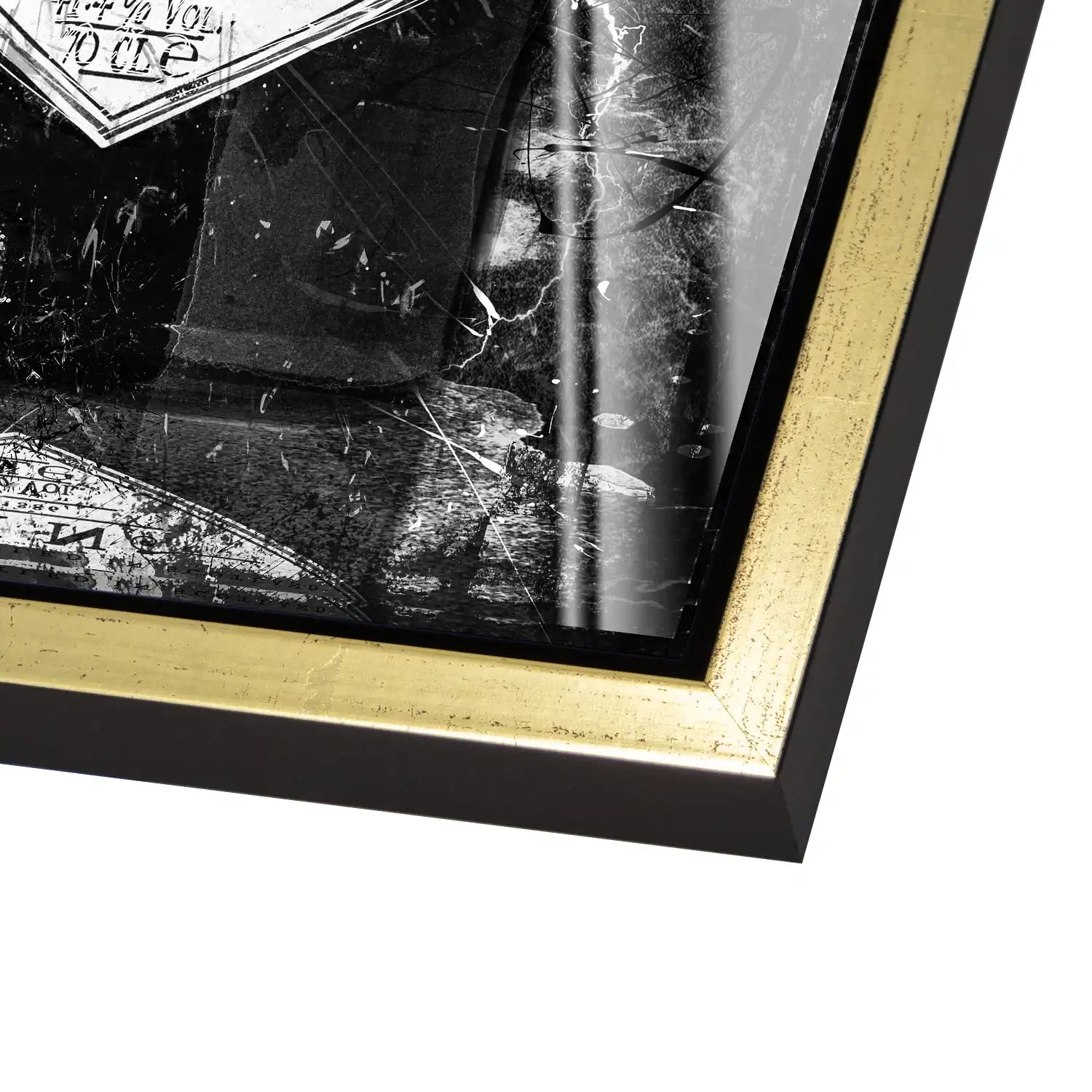 Gin Abstrakt Black Style Acrylglas Bild INGALERIE