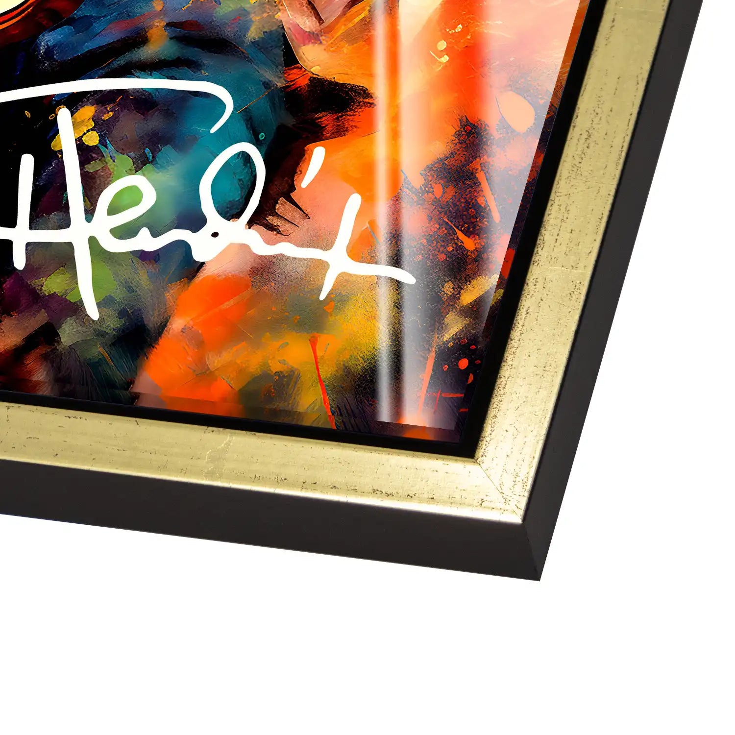 Jimi Hendrix Abstrakt Acrylglas Bild INGALERIE