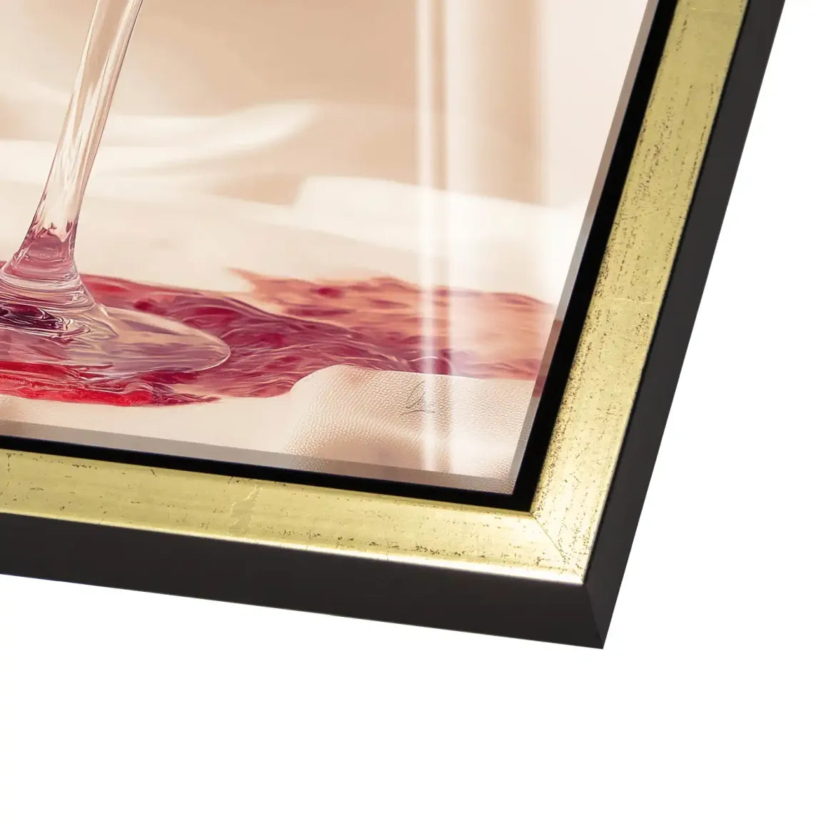 Ruby Splash Acrylglas Bild
