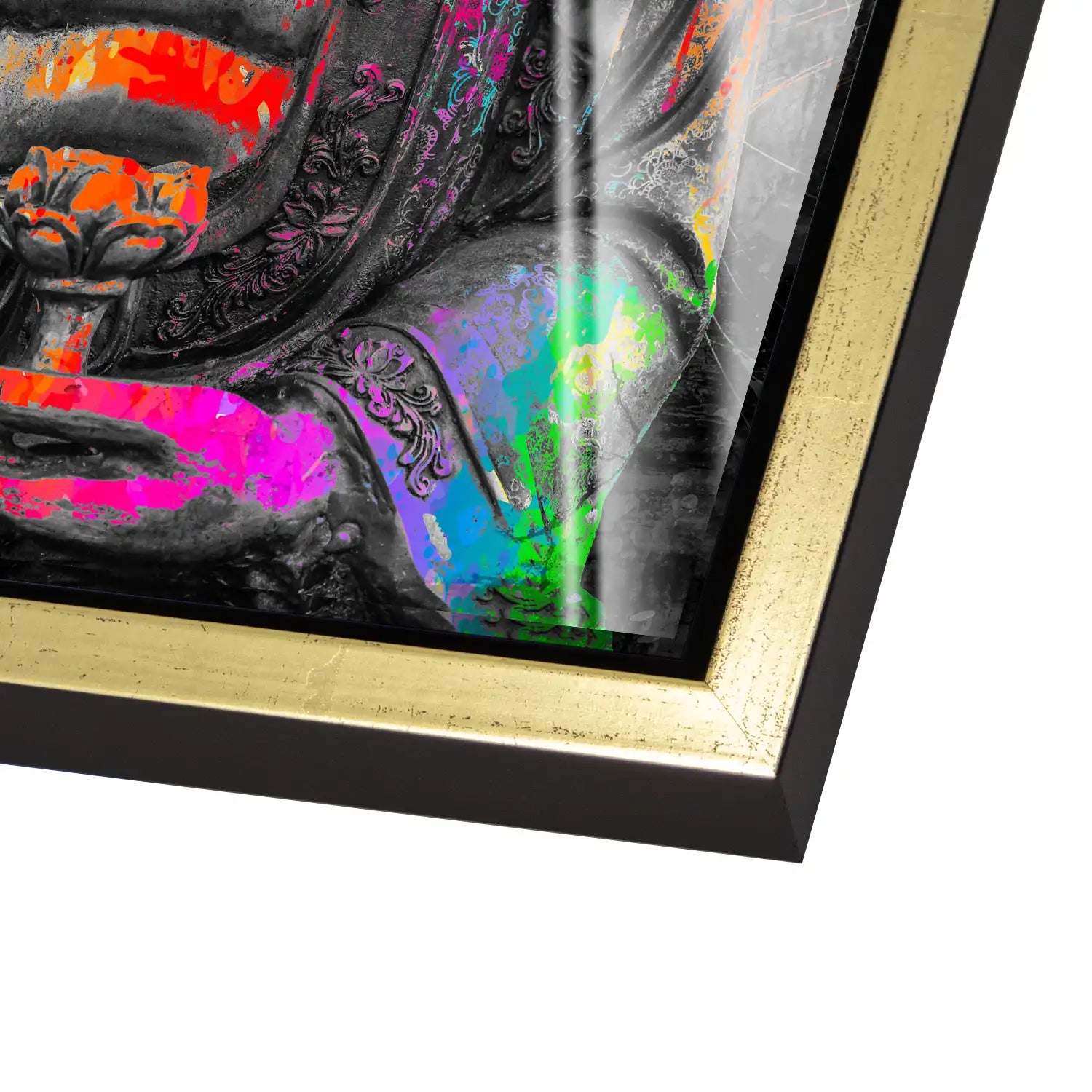 Buddha Pop Art Acrylglas Bild INGALERIE