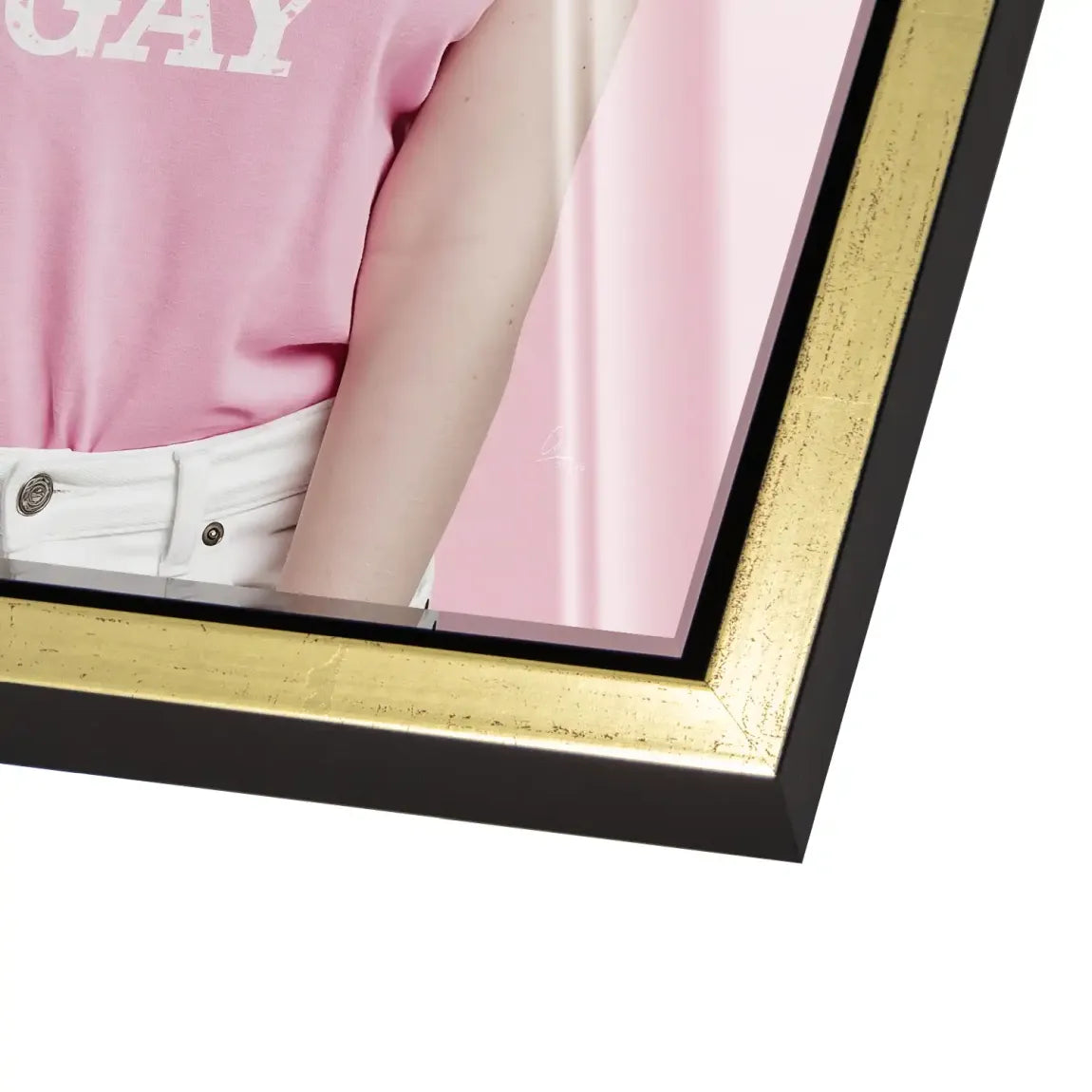 Marilyn Monroe Ken is Gay Acrylglasbild