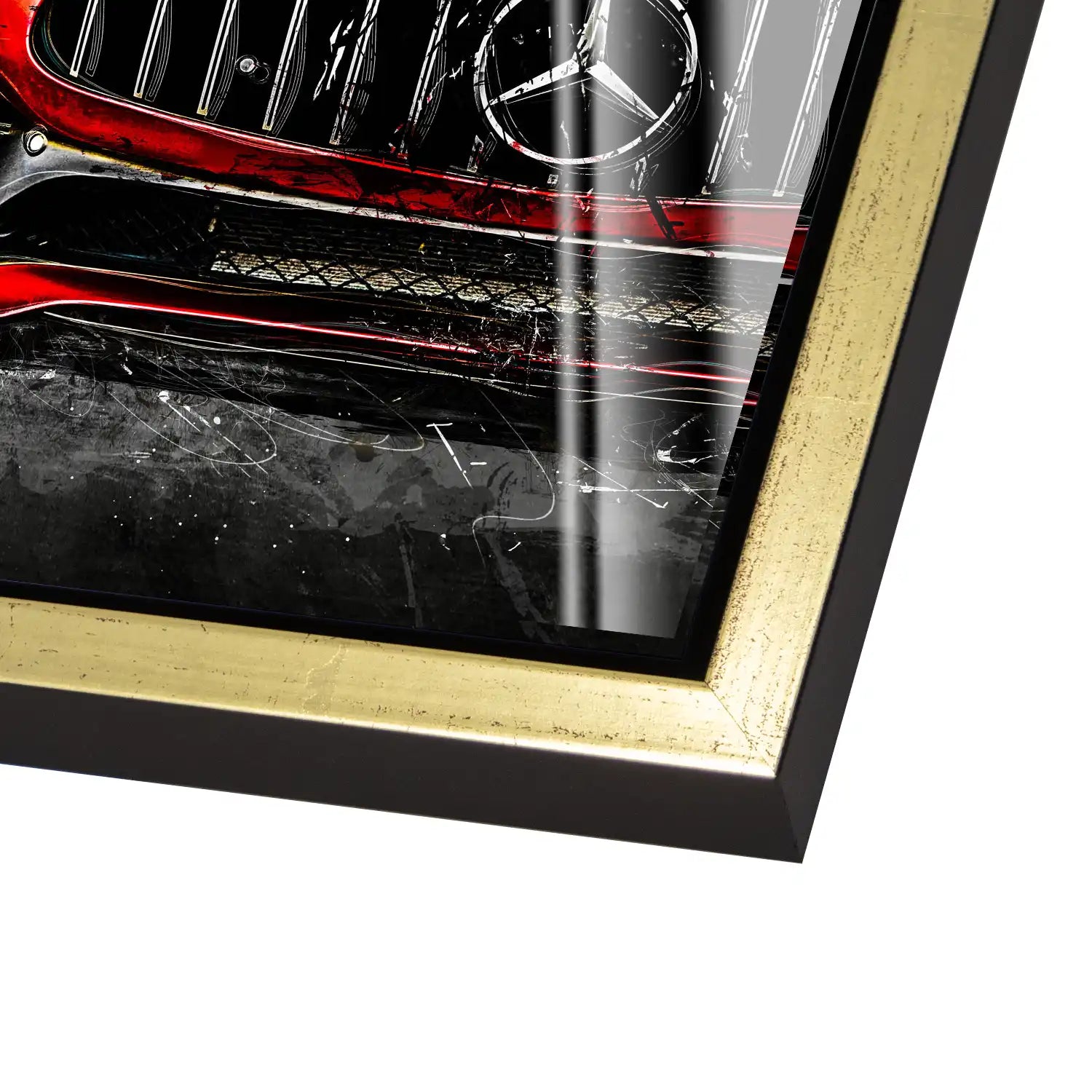Mercedes AMG GT Red Style Acrylglas Bild INGALERIE