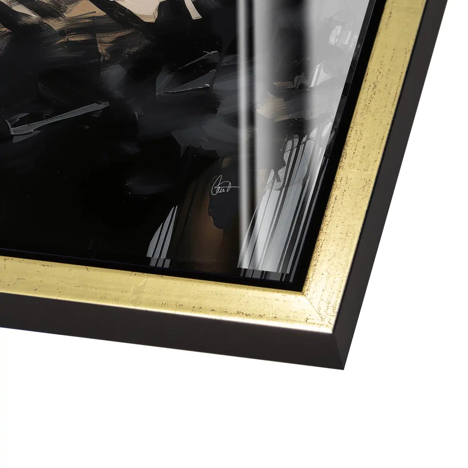 Frida Kahlo Black Art Acrylglas Bild INGALERIE