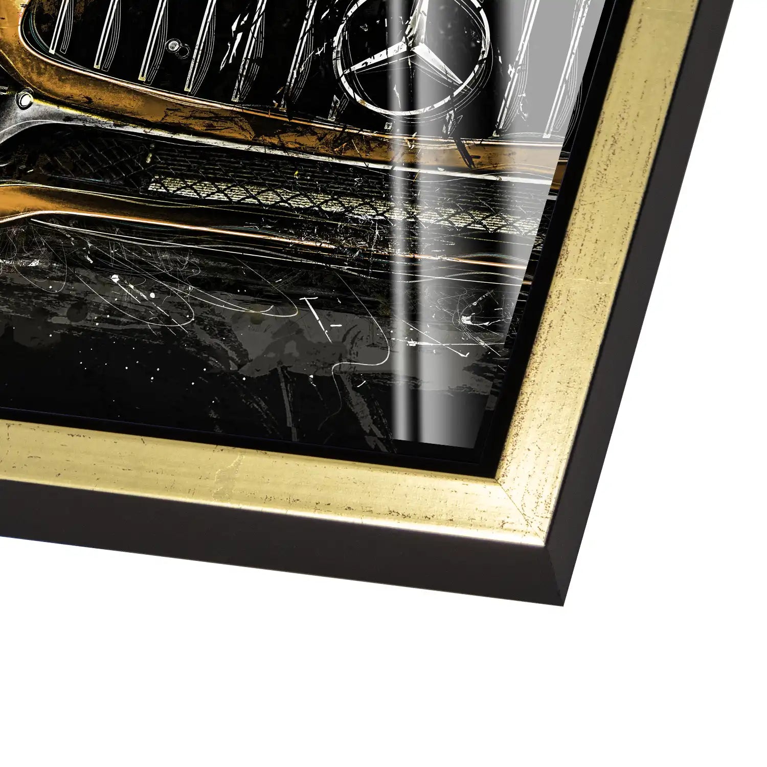 Mercedes AMG GT Modern Art Acrylglas Bild INGALERIE