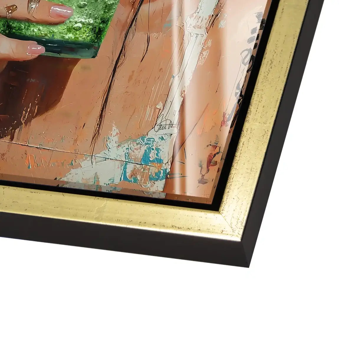 Frida Kahlo Mint Acrylglas Bild