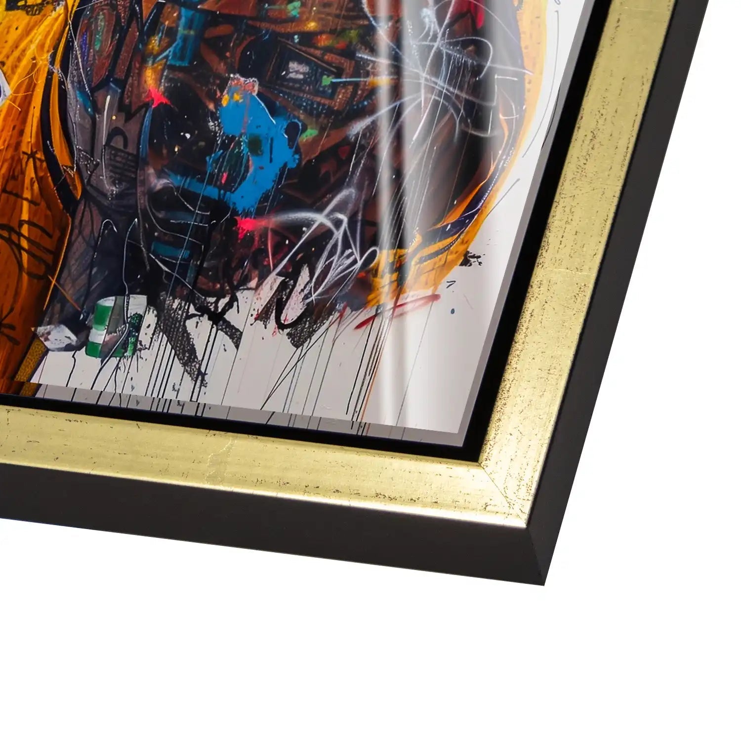 Kobe Basketball Graffiti Acrylglas Bild INGALERIE
