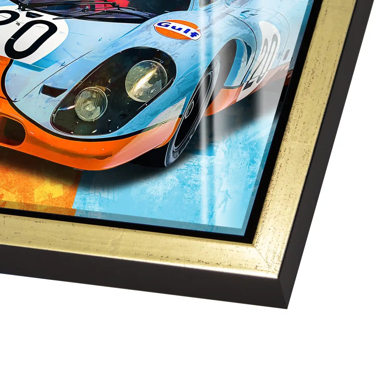 Steve Gulf Porsche 917 Acrylglas Bild INGALERIE