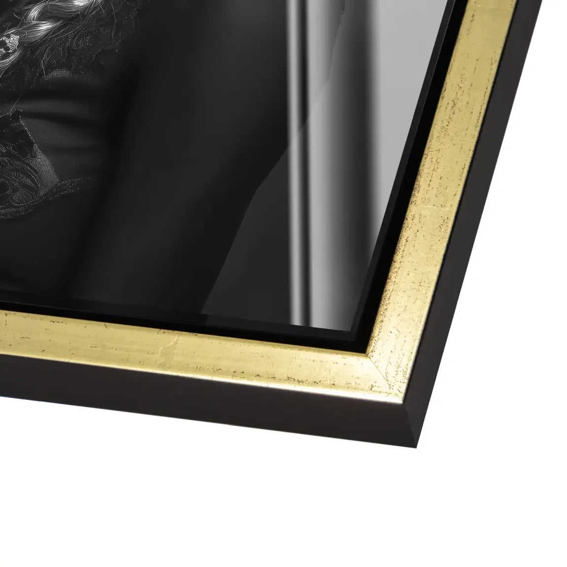La Catrina Noir – Stil trifft Schattenkunst Acrylglas Bild INGALERIE