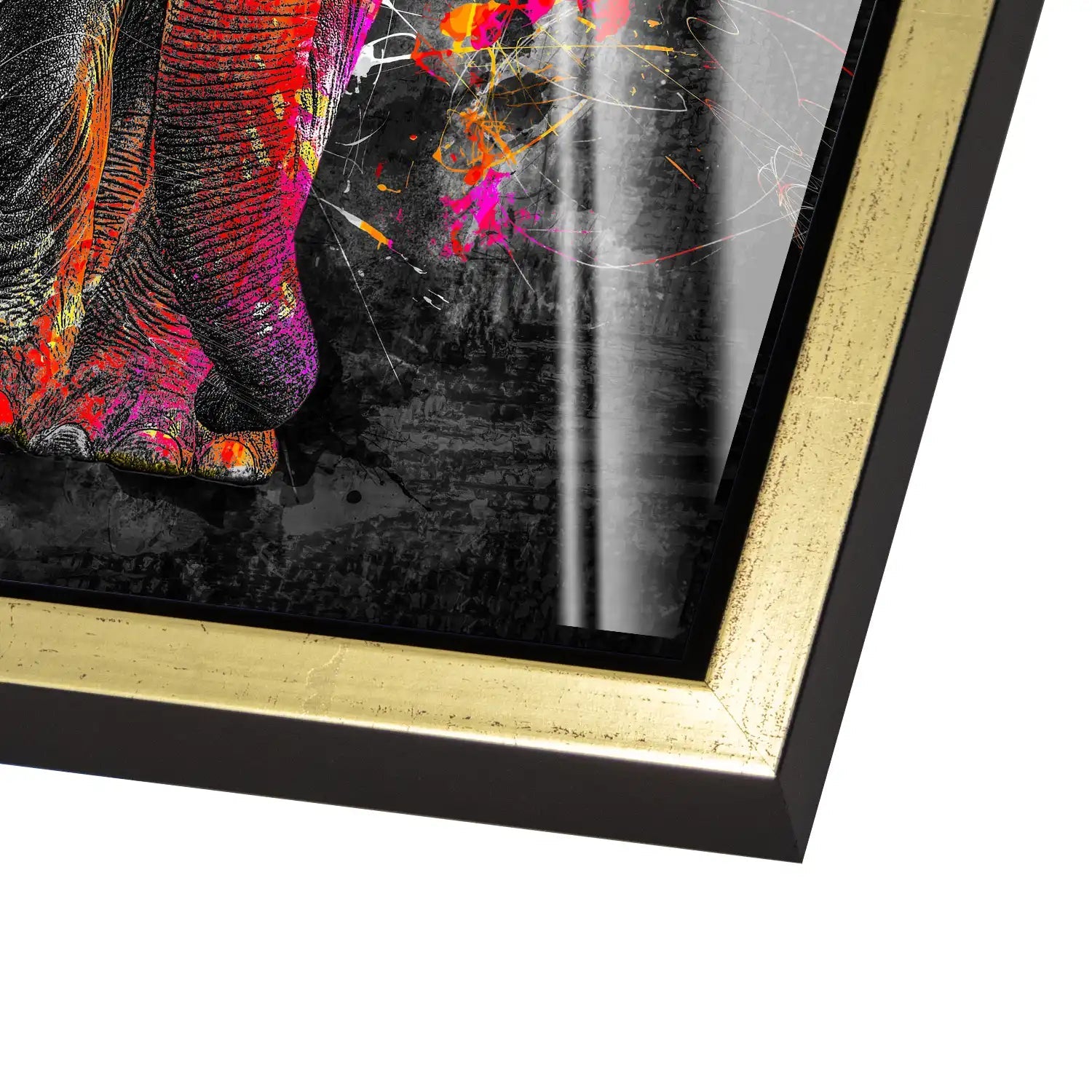 Elefant Abstrakt Style Acrylglas Bild INGALERIE