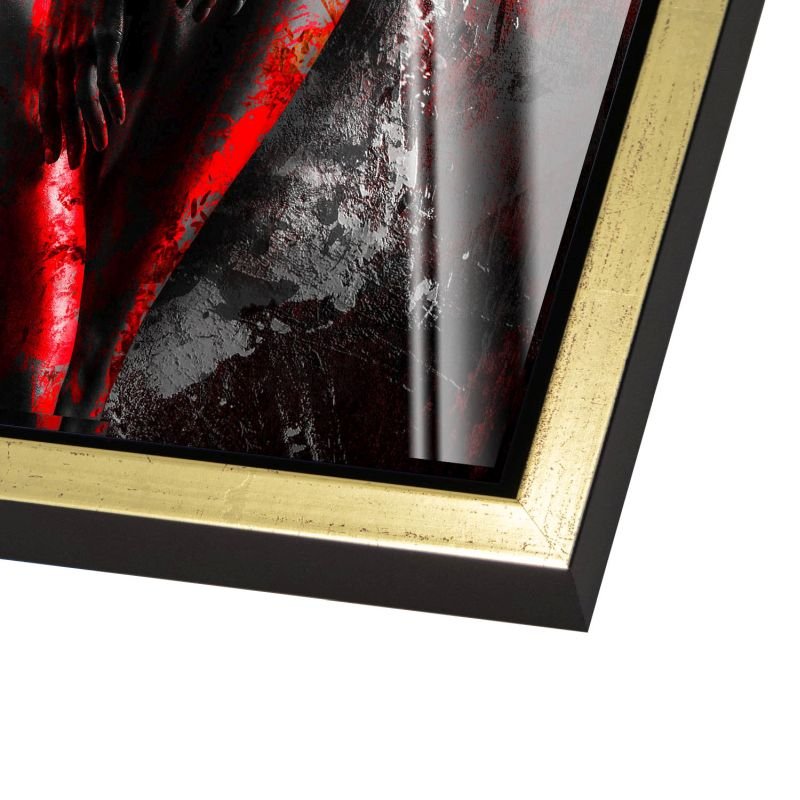Red Woman Erotik Abstrakt Acrylglas Bild INGALERIE