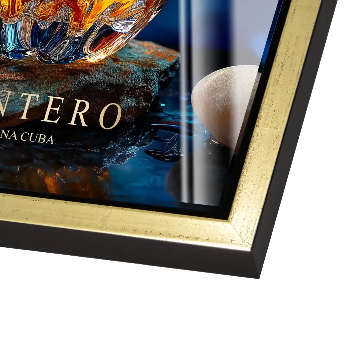 Amber Essence Acrylglas Bild