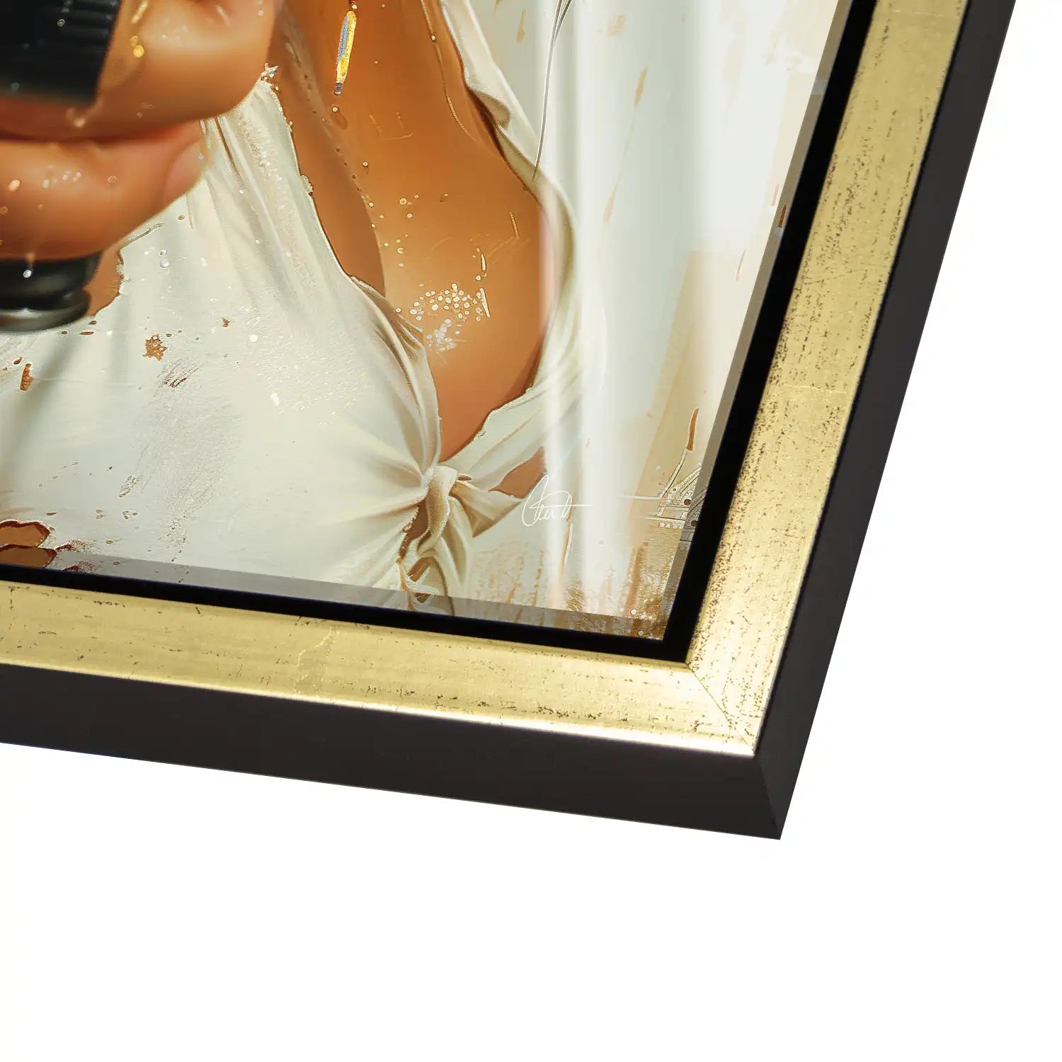 Beauty Gun Girl Nr.2 Acrylglas Bild INGALERIE