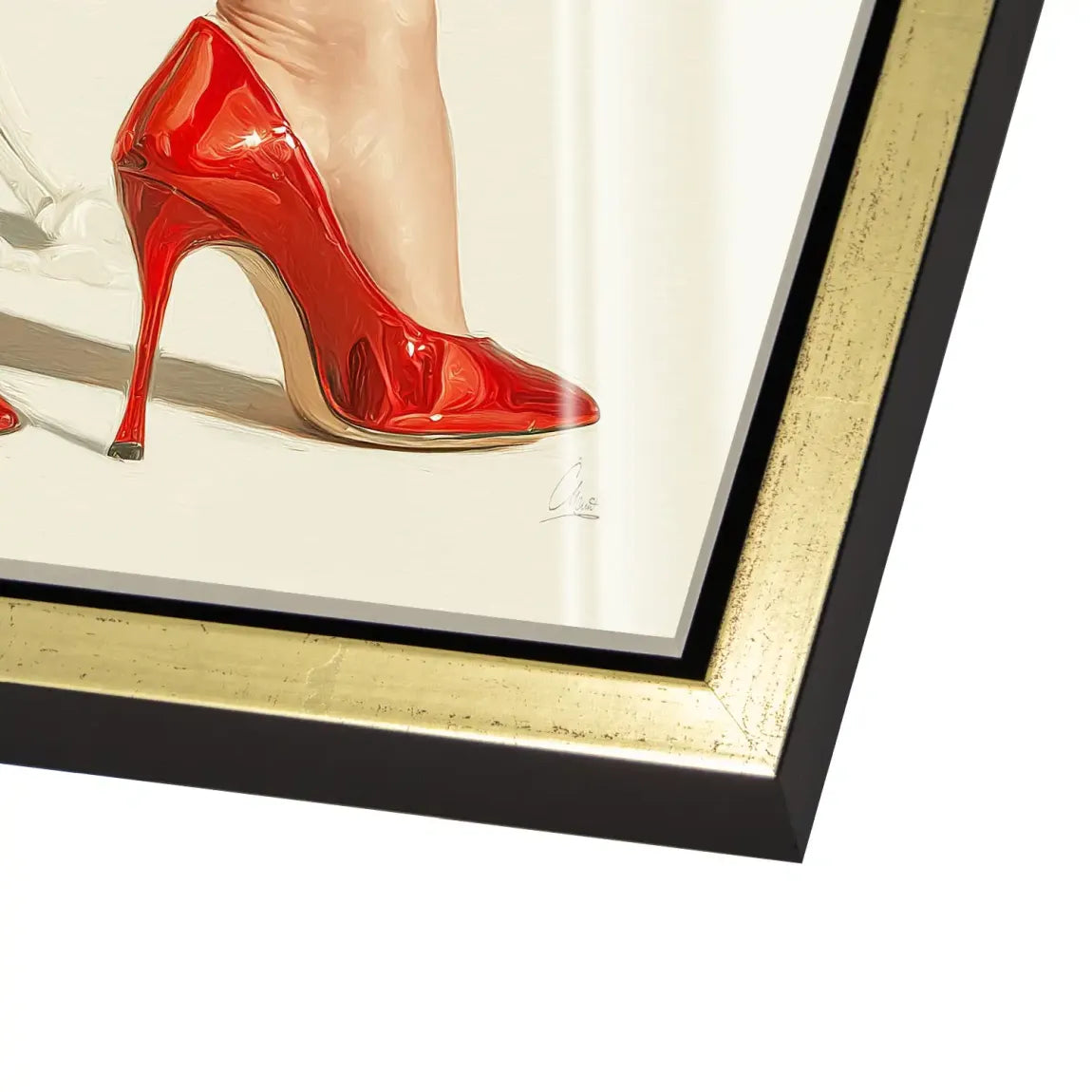 Red Heels Delight Acrylglas Bild