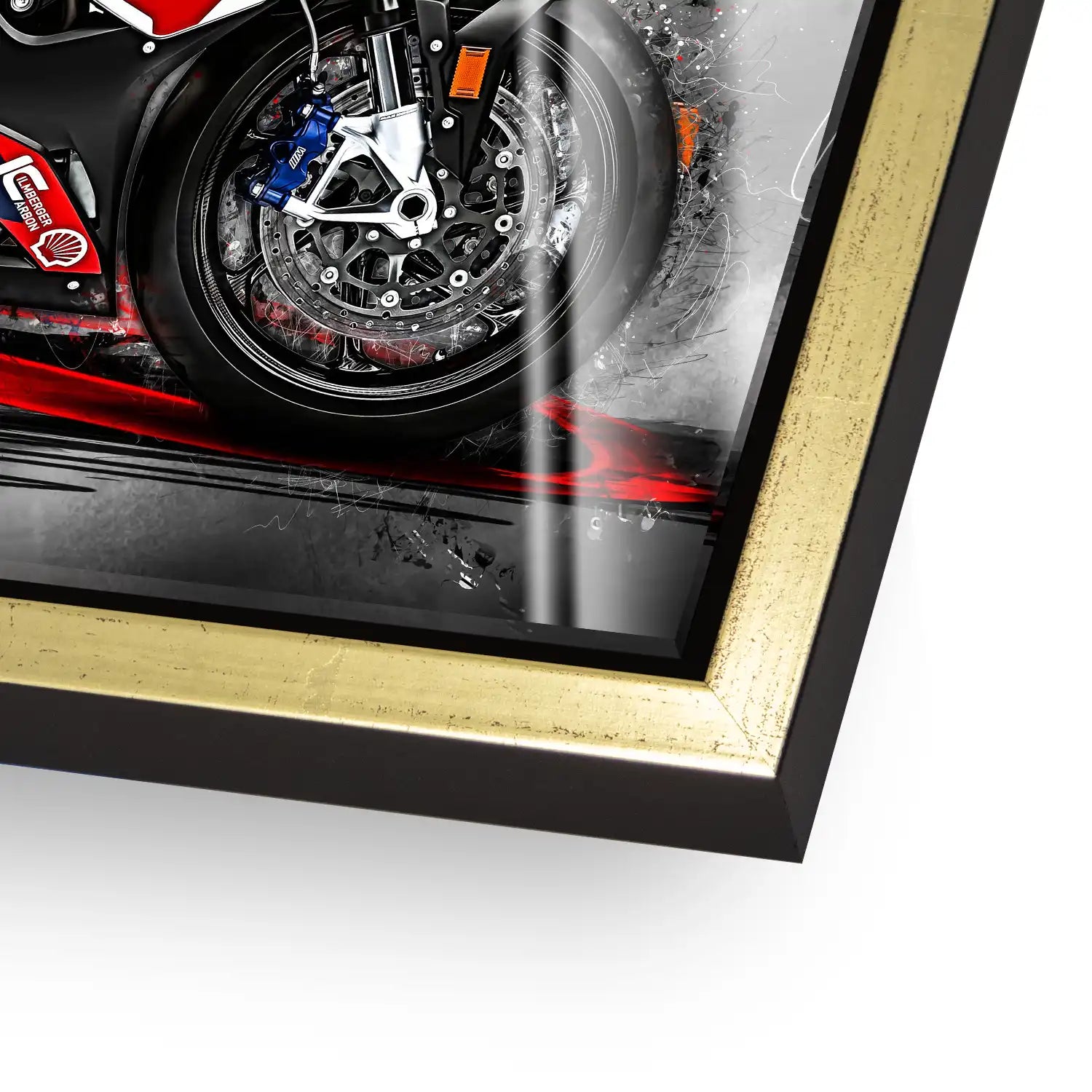 BMW M1000RR Abstrakt Acrylglas Bild INGALERIE