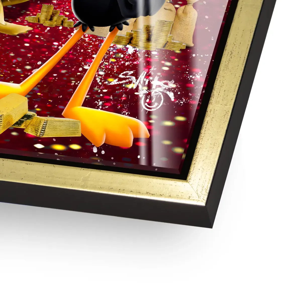 Luxury Duck Party Acrylglas Bild