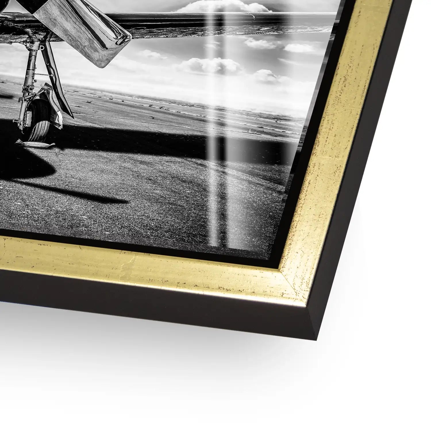 Old School Proppeller Flugzeug Acrylglas Bild INGALERIE