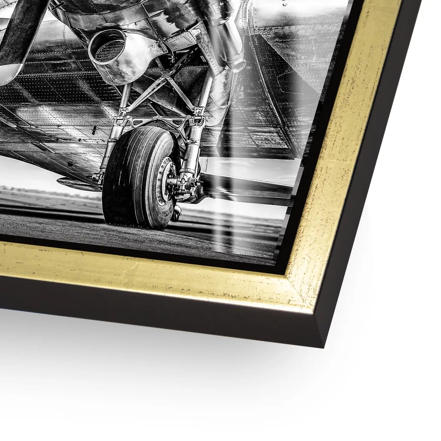 DC3 Old School Flugzeug Acrylglas Bild INGALERIE