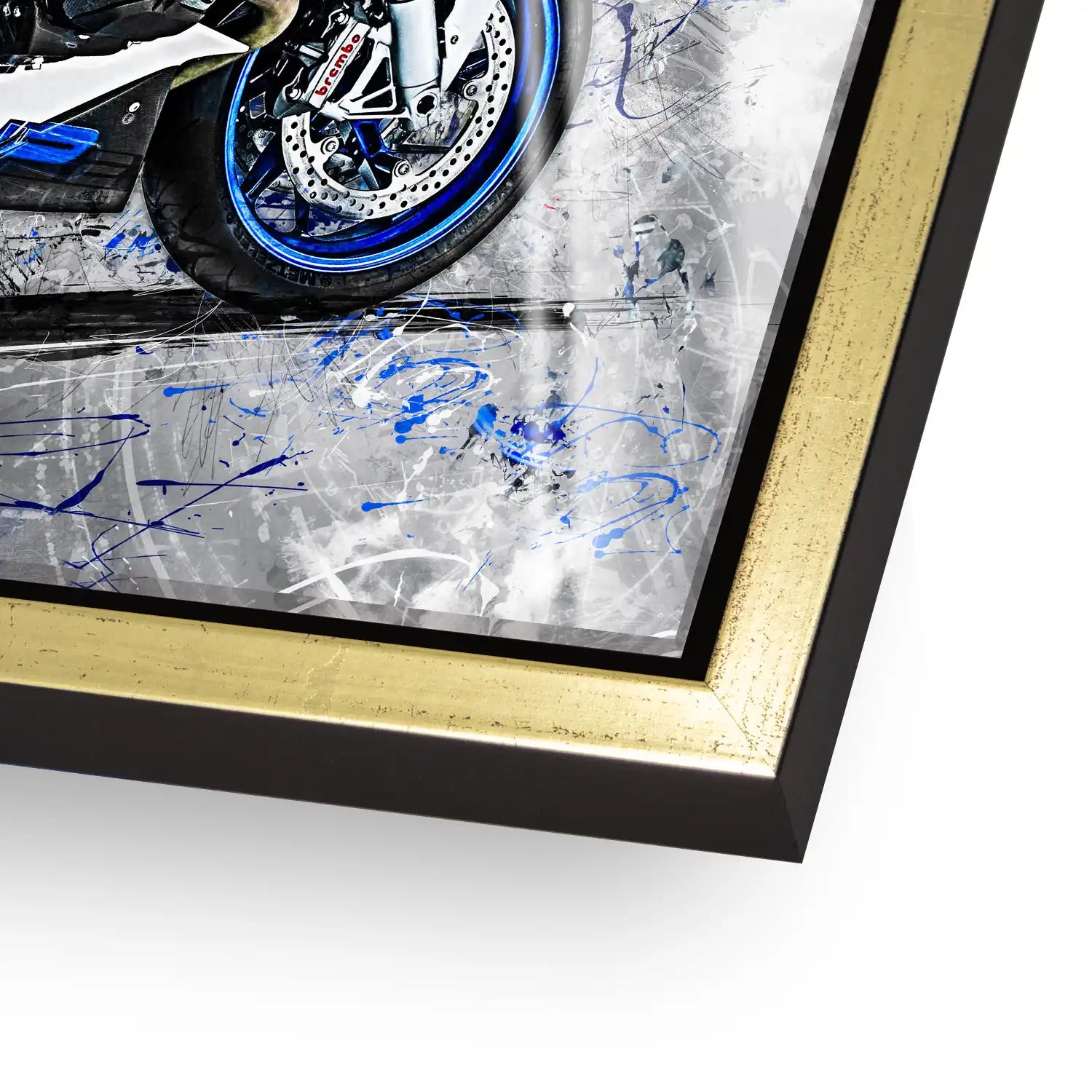 BMW HP2 Abstrakt Art Acrylglas Bild INGALERIE