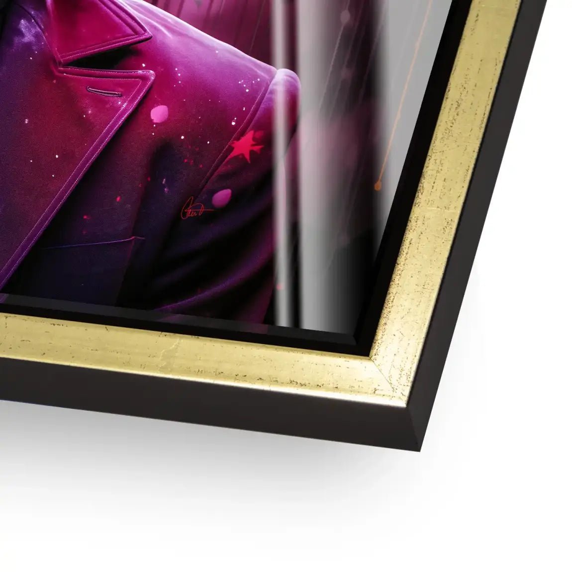 Joker Abrakt Acrylglas Bild INGALERIE