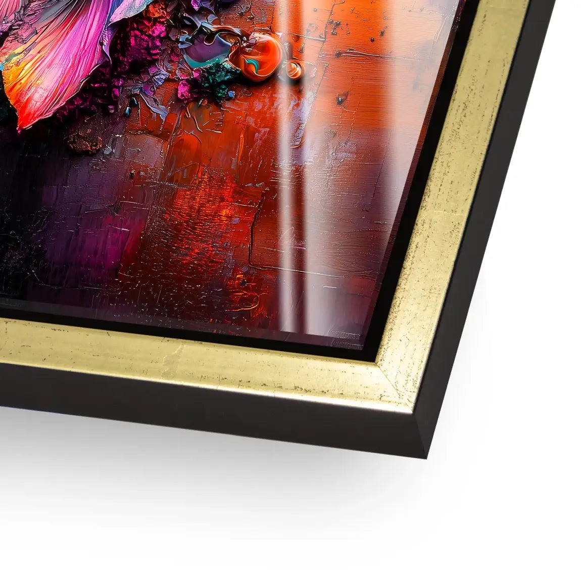 Feuerblüte der Elemente Acrylglas Bild INGALERIE