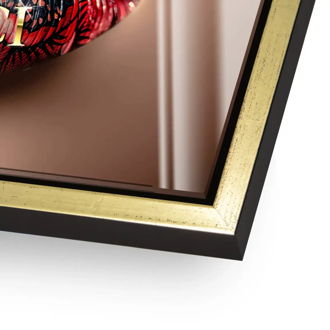 Gucci Lips Acrylglas Bild INGALERIE