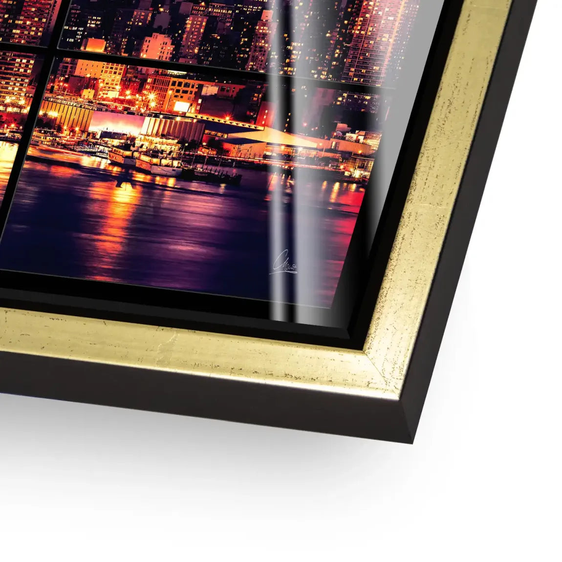 New York Skyline View Acrylglas Bild