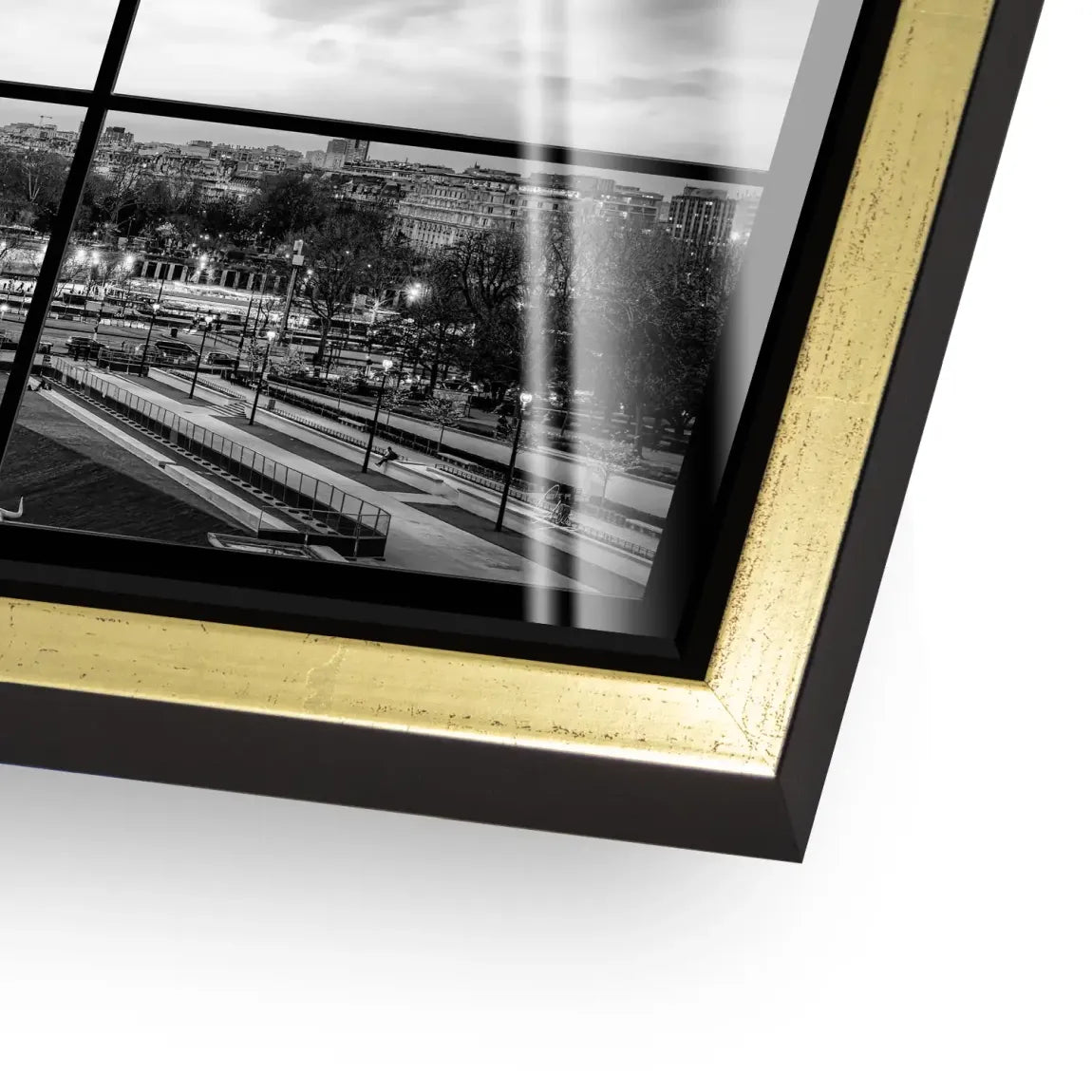 Paris Noir Acrylglas Bild