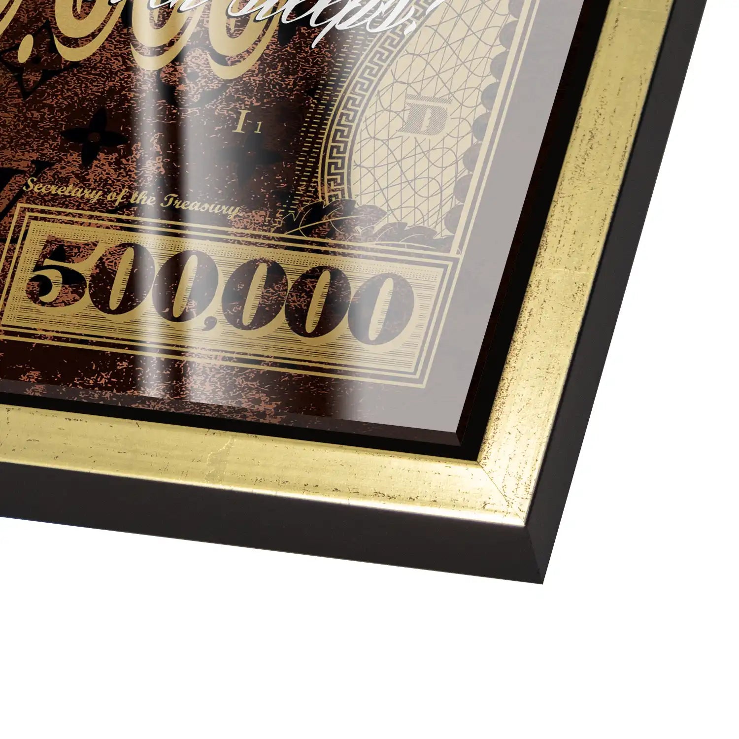 Dagobert Money Never Gold Dollar Acrylglas Bild INGALERIE
