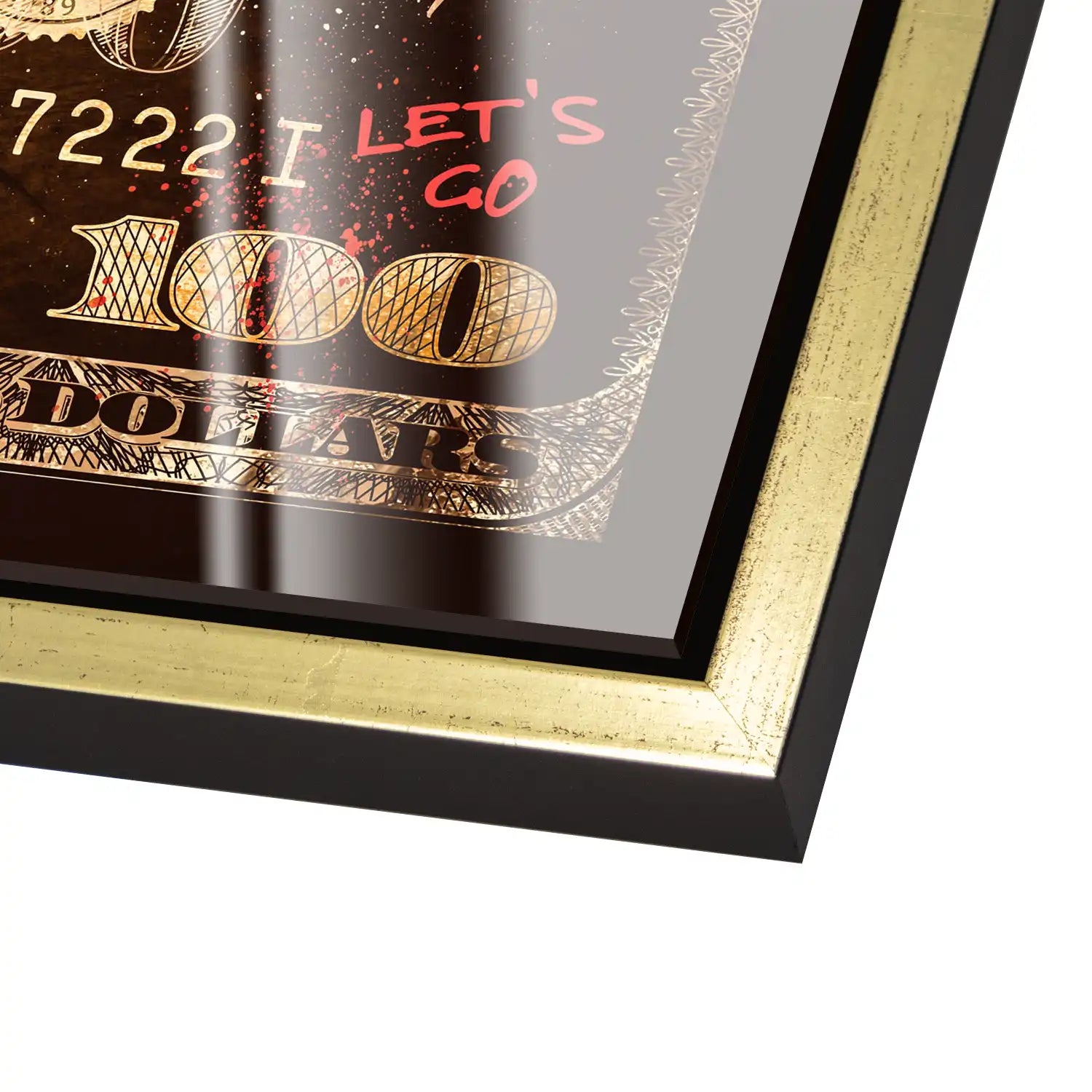 Dagobert Retro Dollar Acrylglas Bild INGALERIE