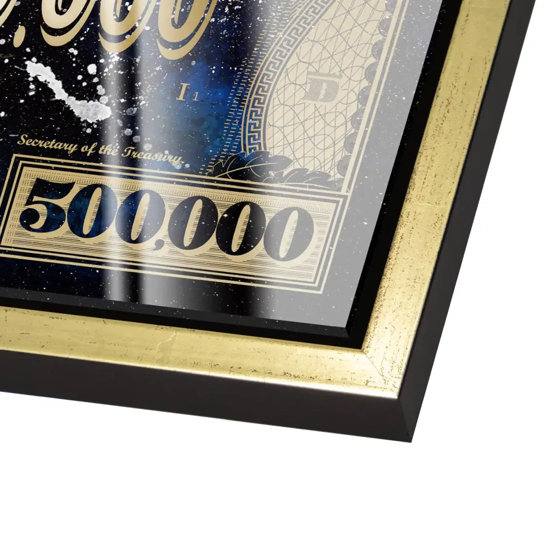 Donald & Daisy Duck Dollar Acrylglas Bild INGALERIE
