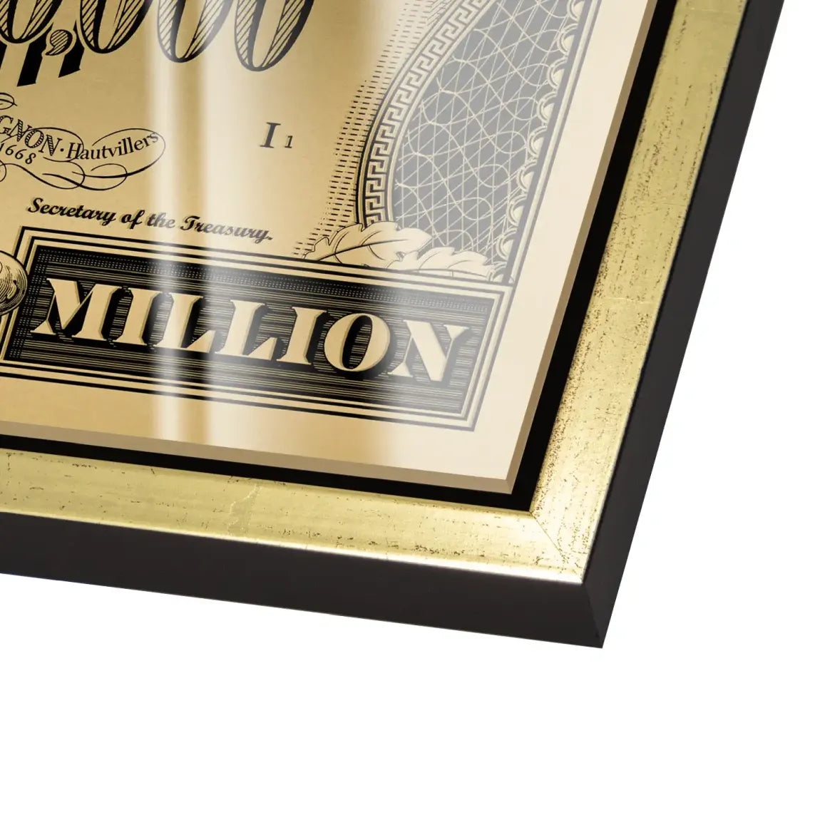Donald Duck Goldfinger Instinct Pop Art Dollar Acrylglas Bild INGALERIE