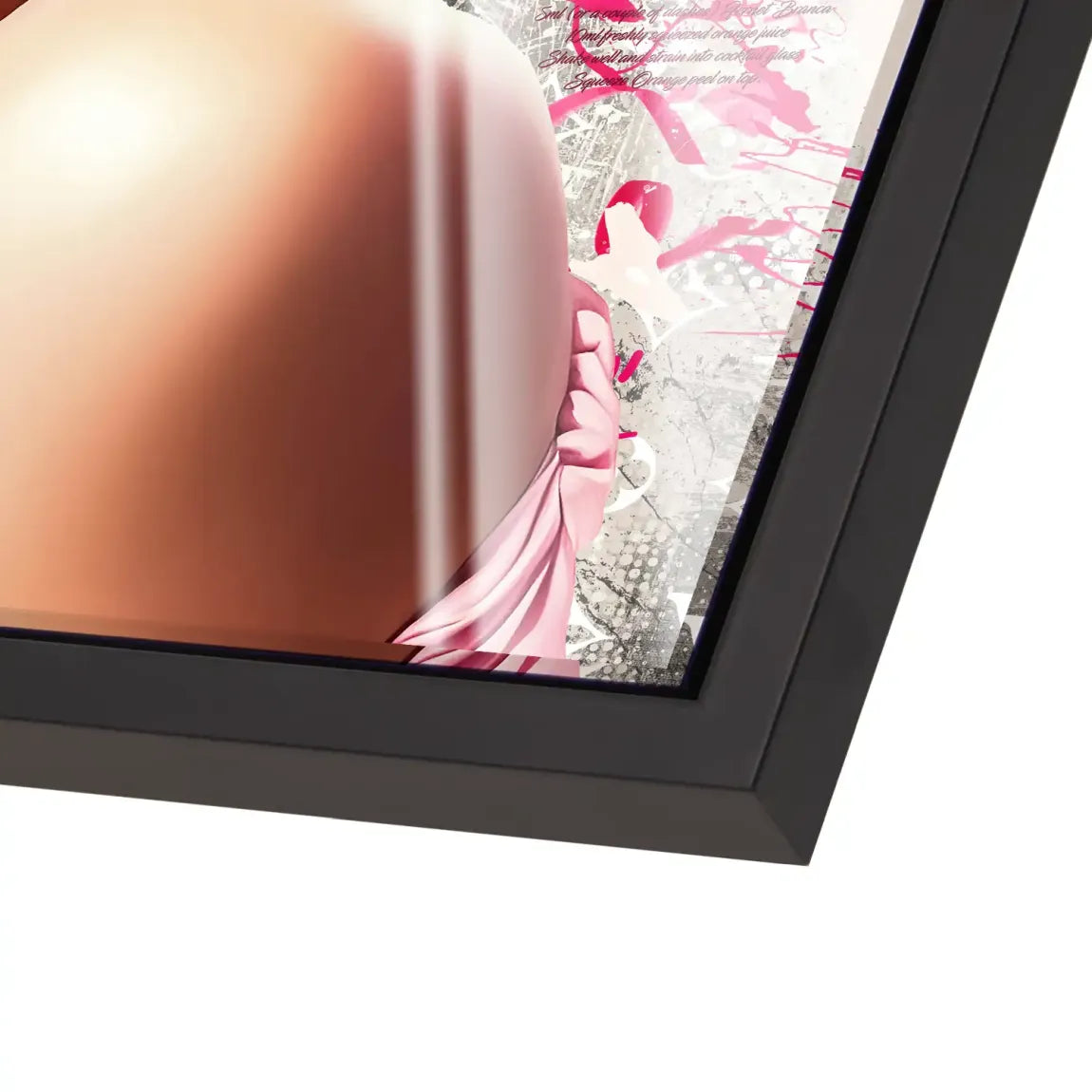 Marilyn Glam in Pink Acrylglas Bild INGALERIE