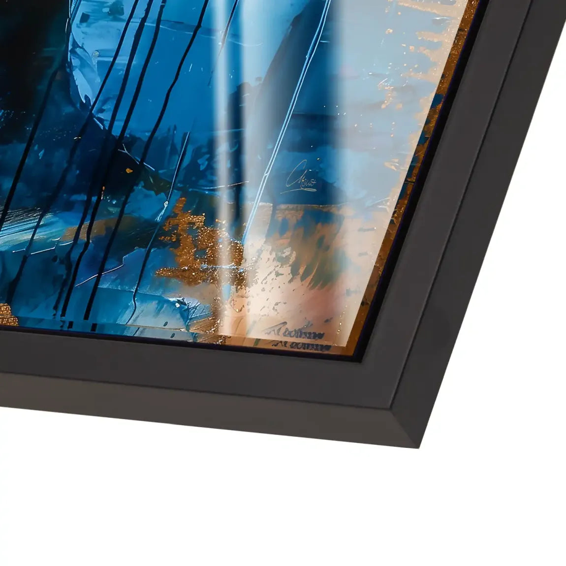 Blue Mystery Acrylglas Bild