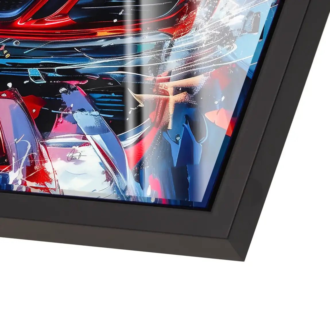 Porsche 911 Abstrakt Rot Acrylglas Bild INGALERIE