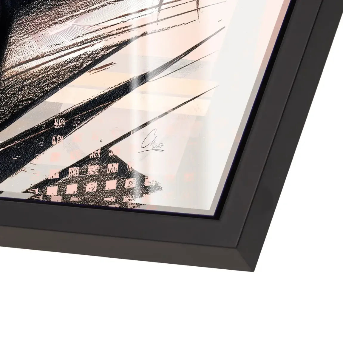 Soft Kiss Abstrakt Acrylglas Bild