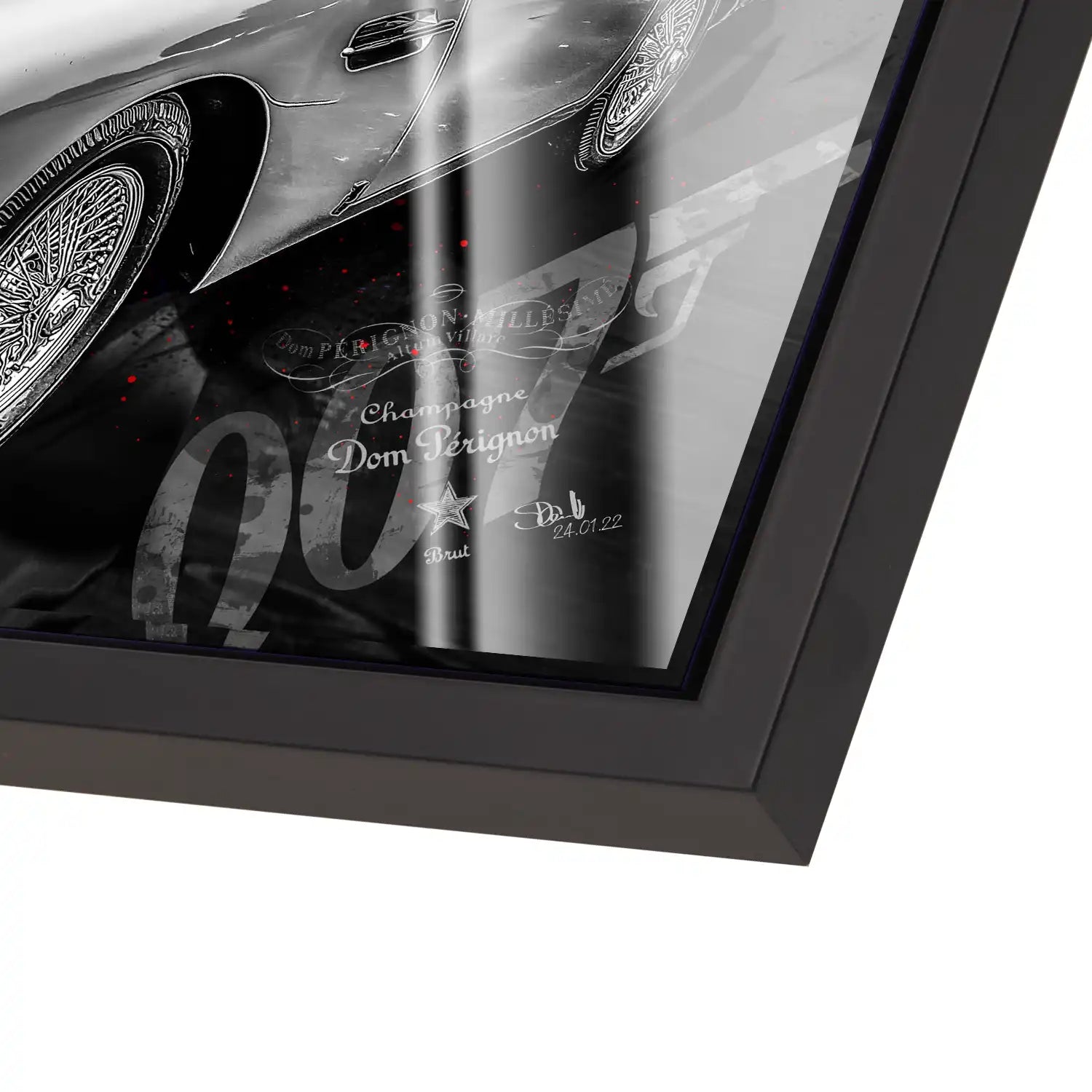 James Bond Black Style Acrylglas Bild INGALERIE