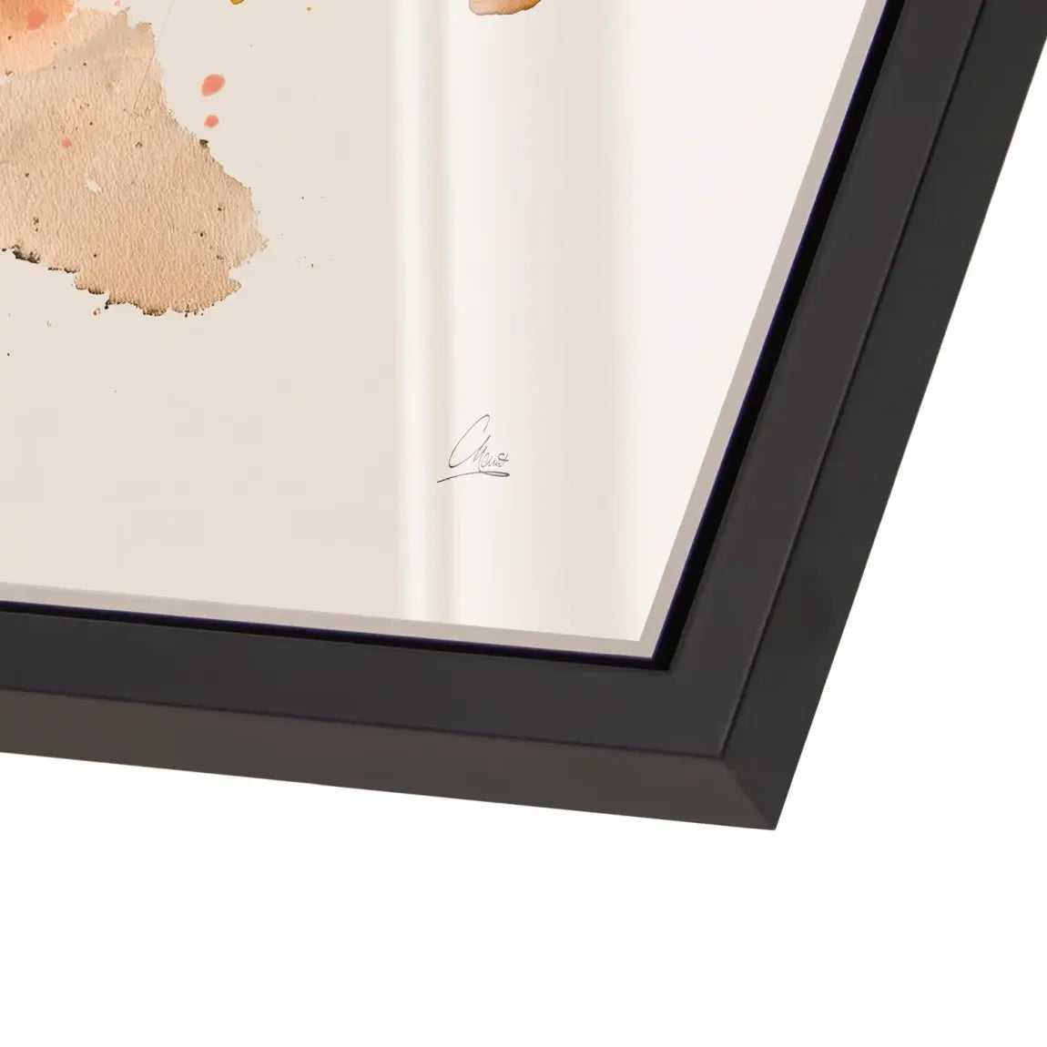 Amber Flow Acrylglas Bild