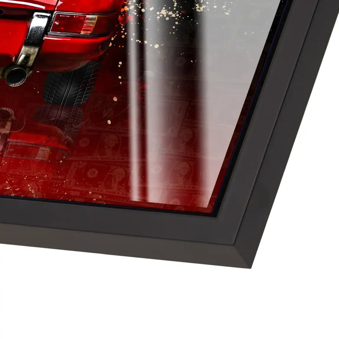 Red Elegance Porsche 911 Acrylglas Bild - INGALERIE | Dein Onlineshop für moderne Wandbilder