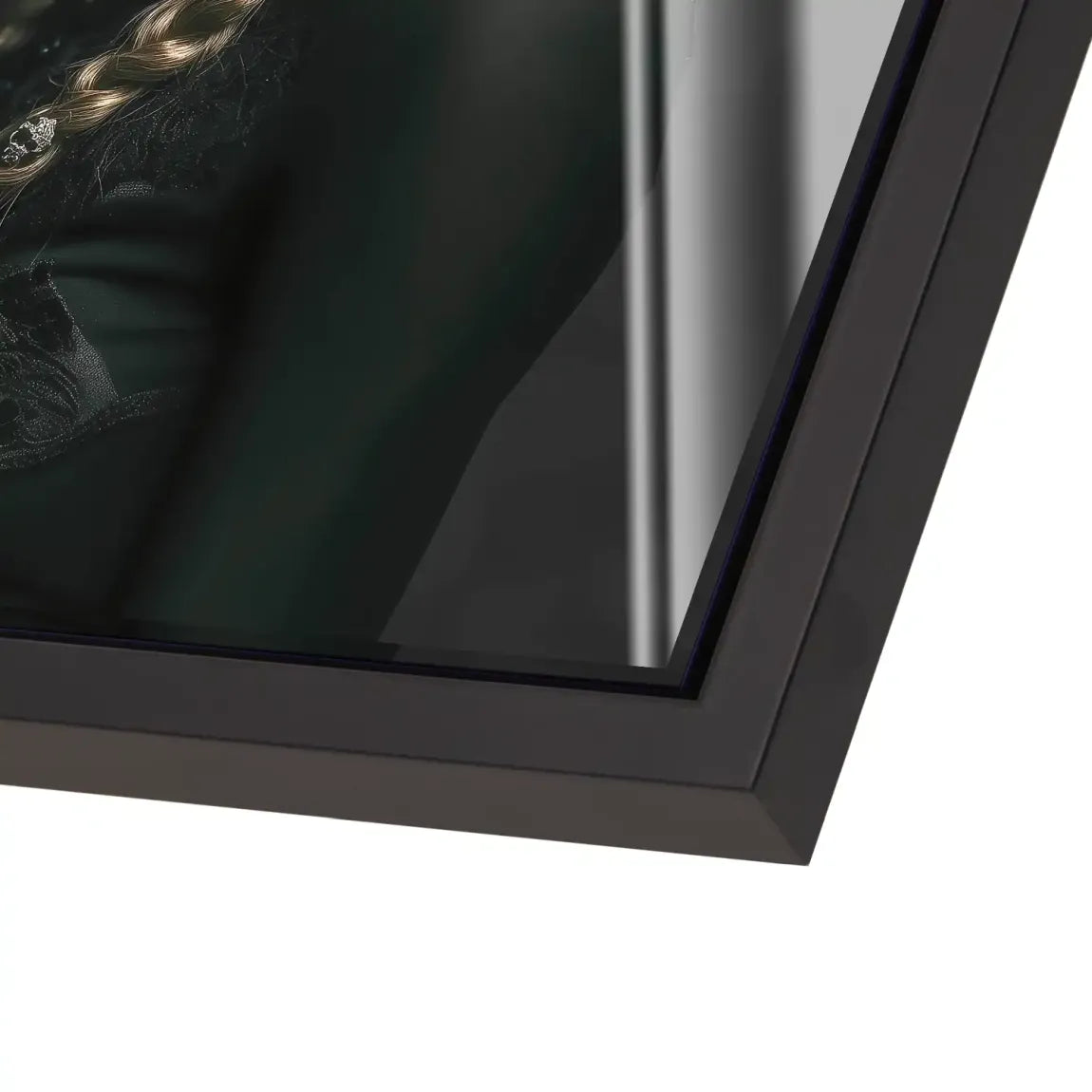 Geheimnisvolle Schönheit im Catrina Look Acrylglas Bild INGALERIE