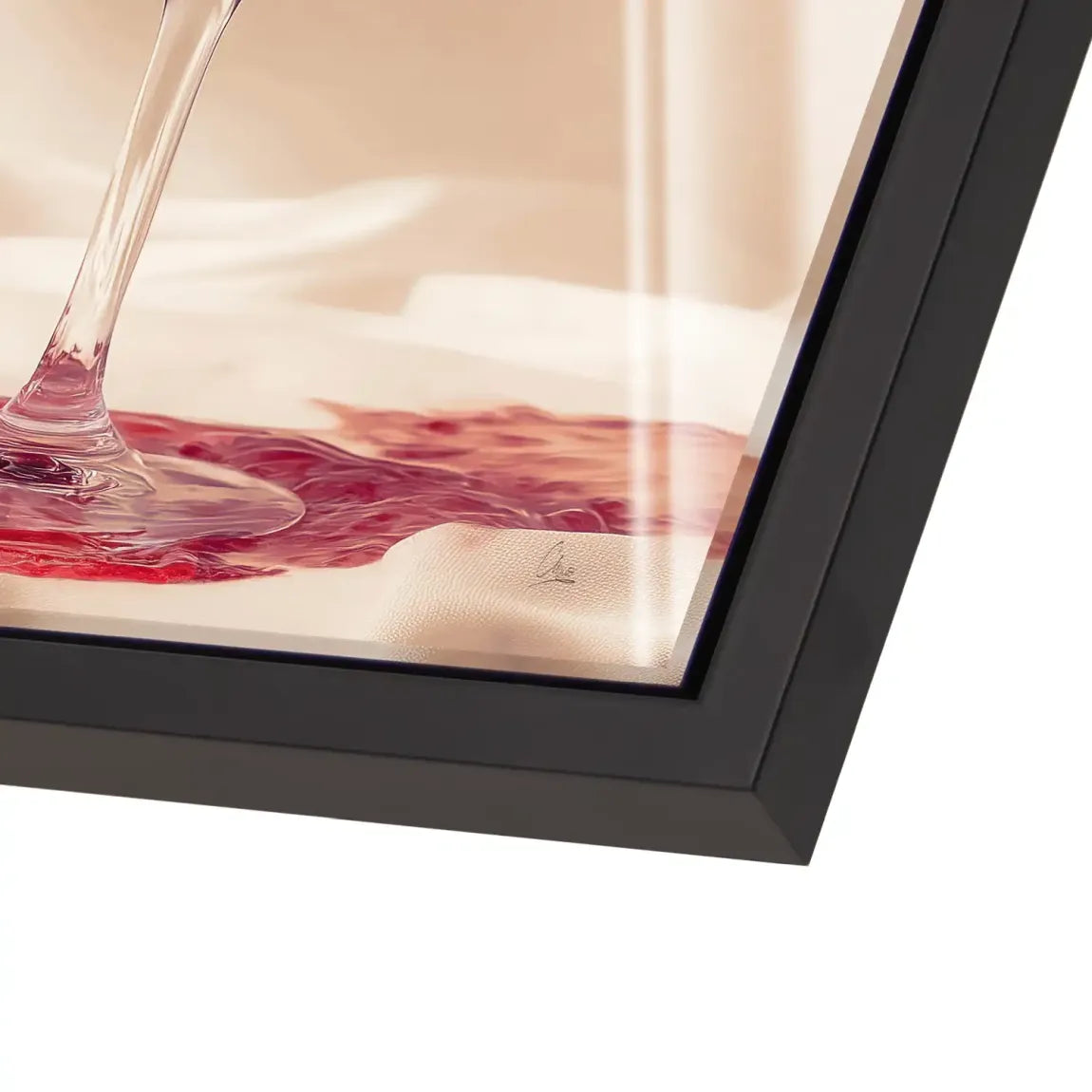 Ruby Splash Acrylglas Bild