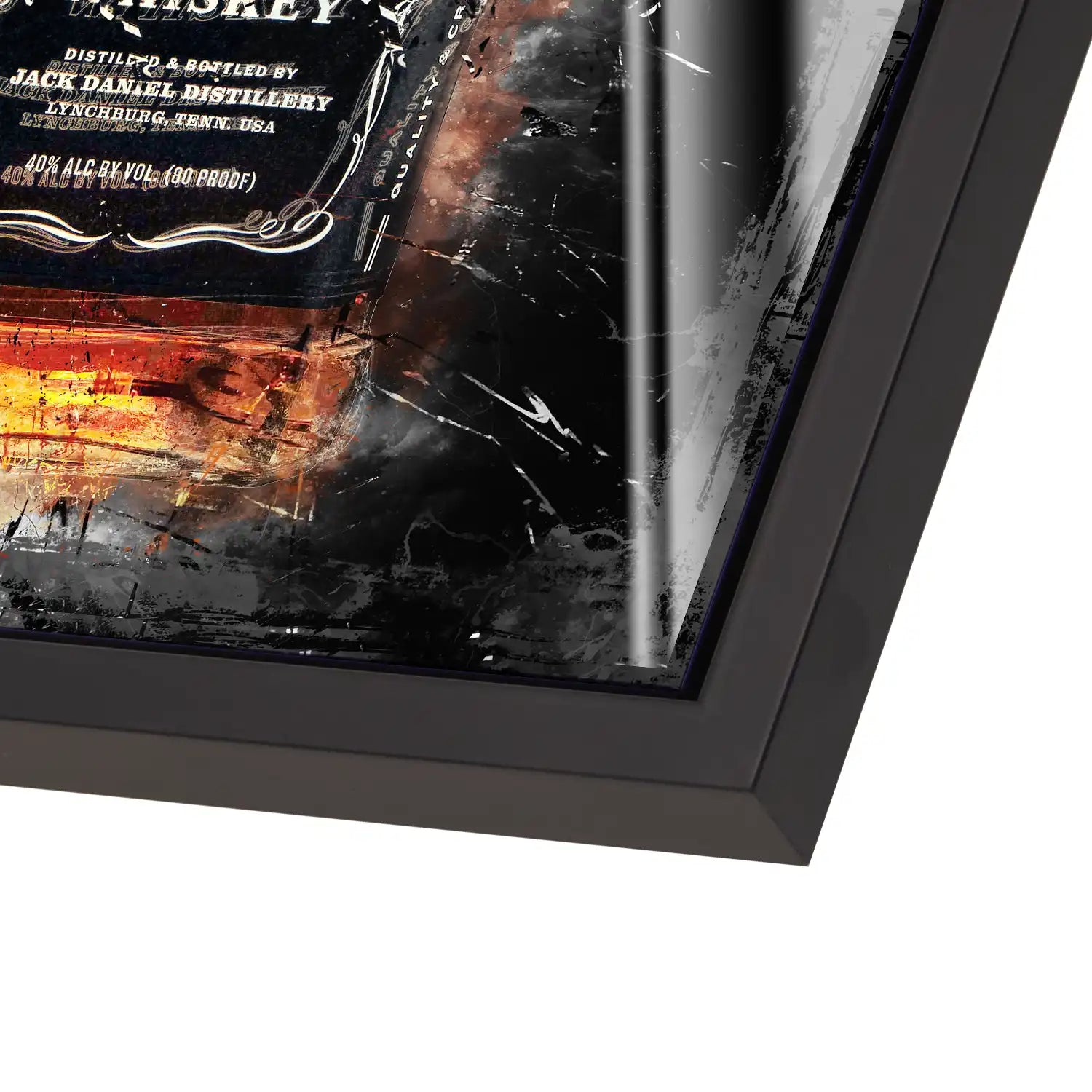 Jack Whisky Abstrakt Acrylglas Bild INGALERIE