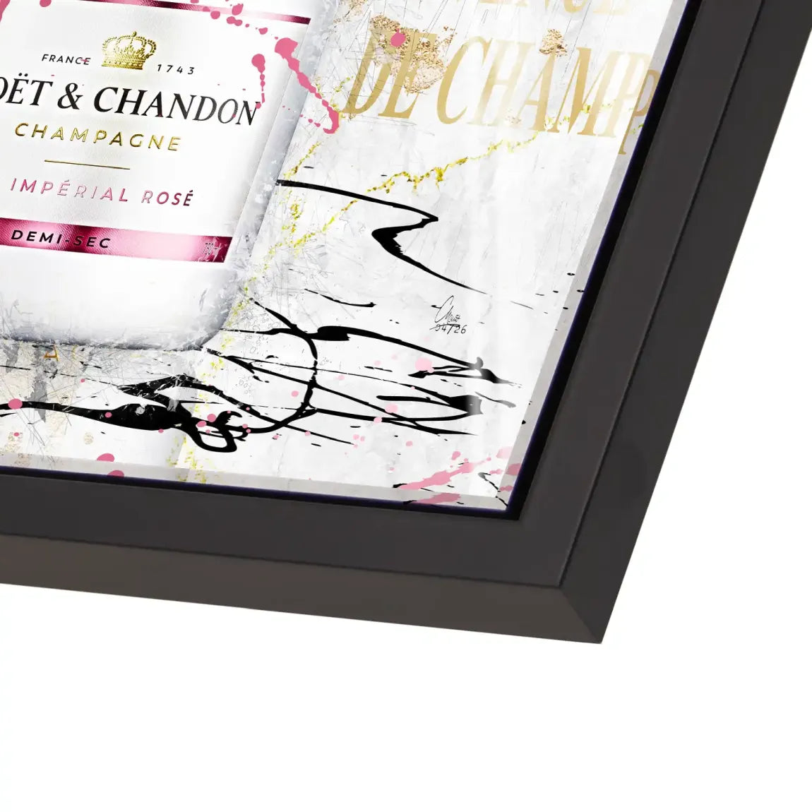 Champagner Glam Acrylglasbild