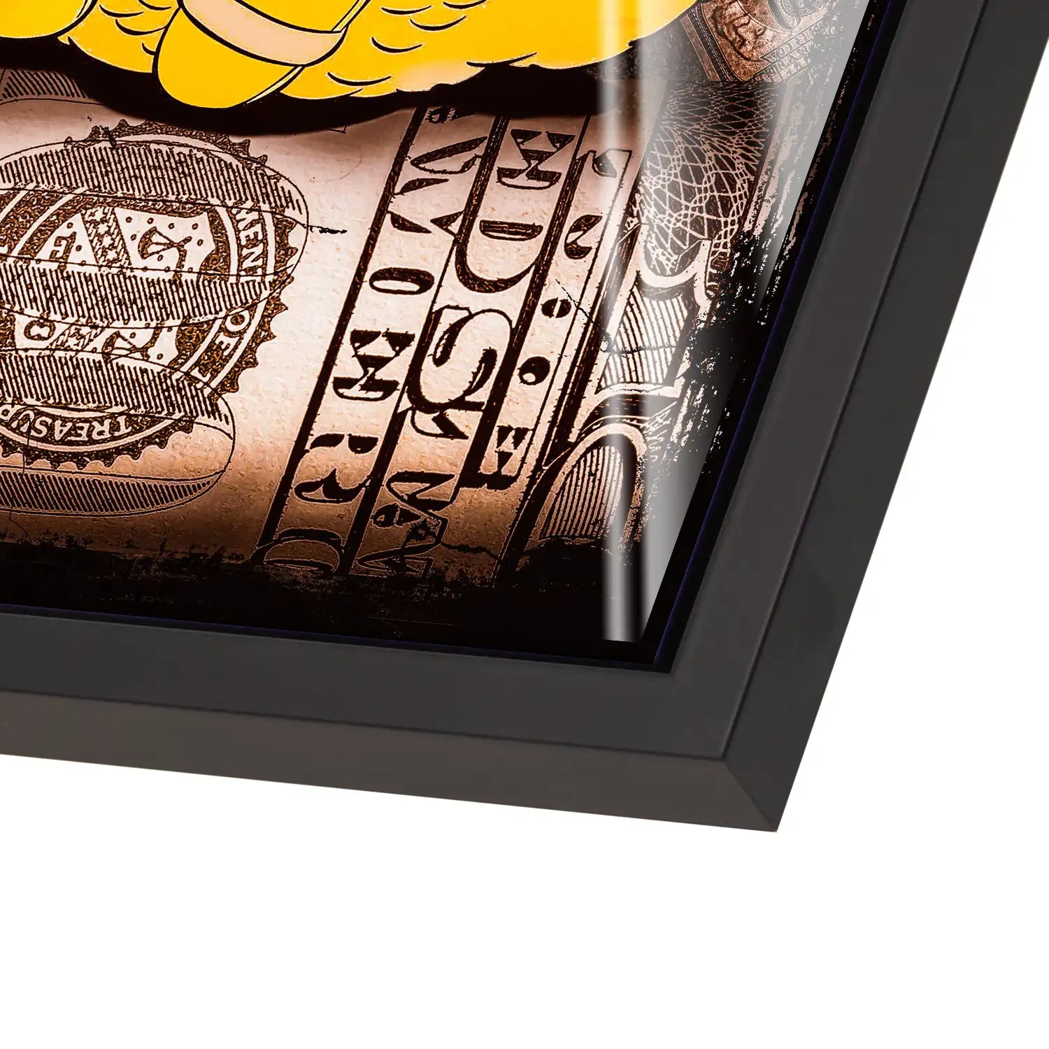 Dagobert Money Vintage Style Acrylglas Bild INGALERIE