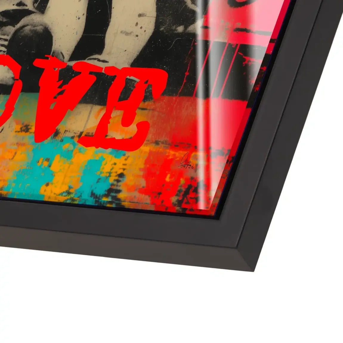 Need Love Art Acrylglasbild