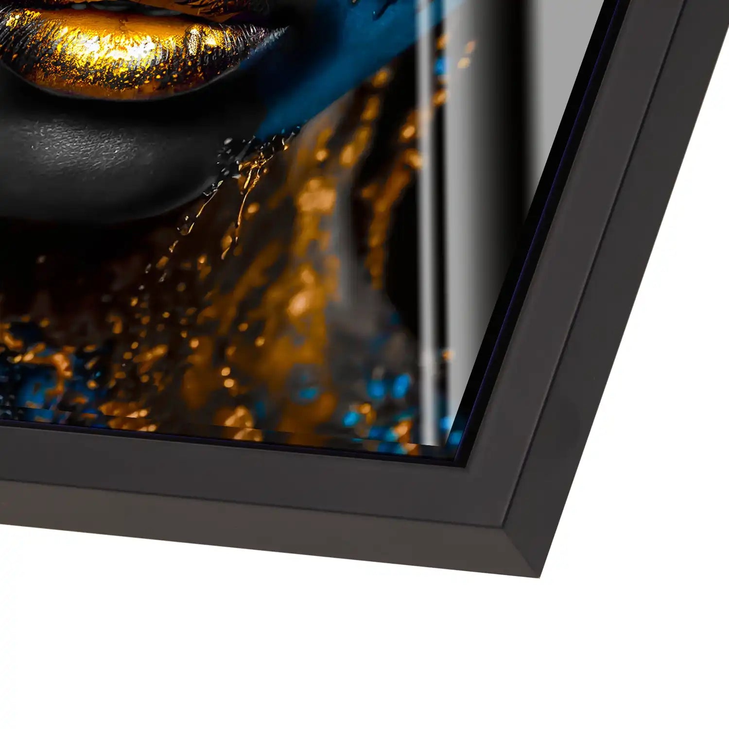 Black Gold Woman Acrylglas Bild INGALERIE