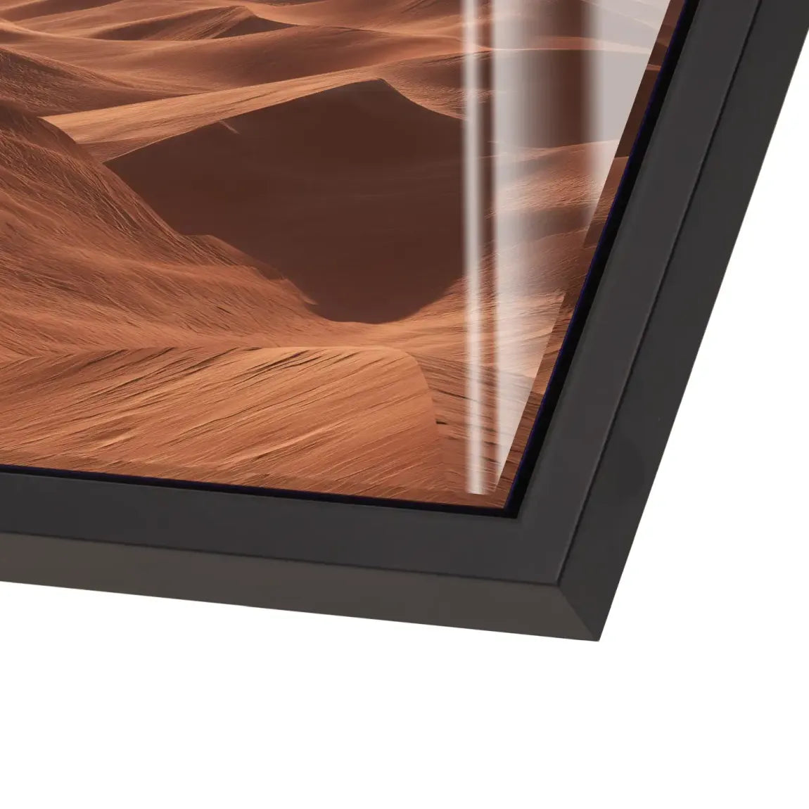 Goldene Wüste Acrylglas Bild