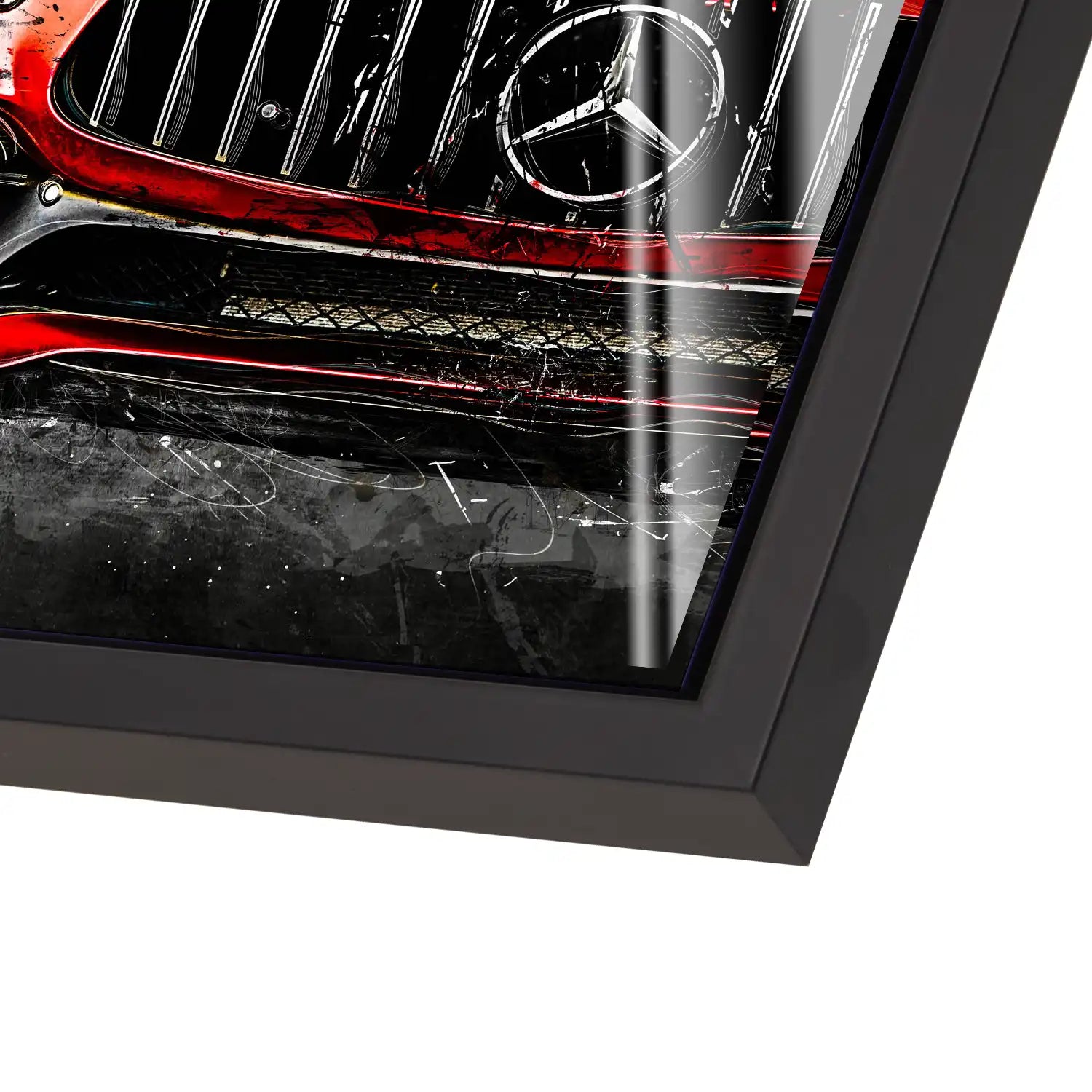 Mercedes AMG GT Red Style Acrylglas Bild INGALERIE